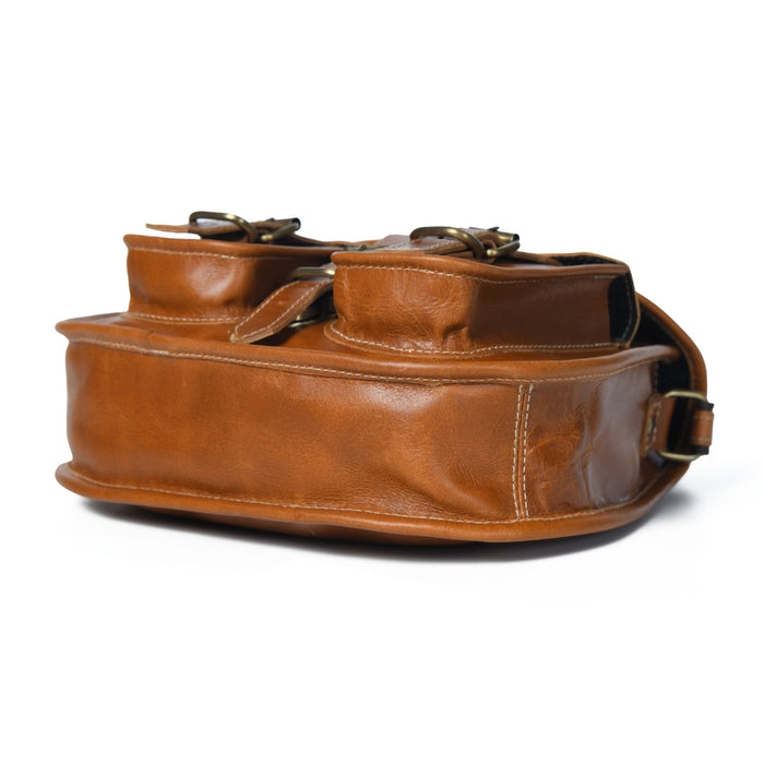 2-Pocket Leather Sling For Women