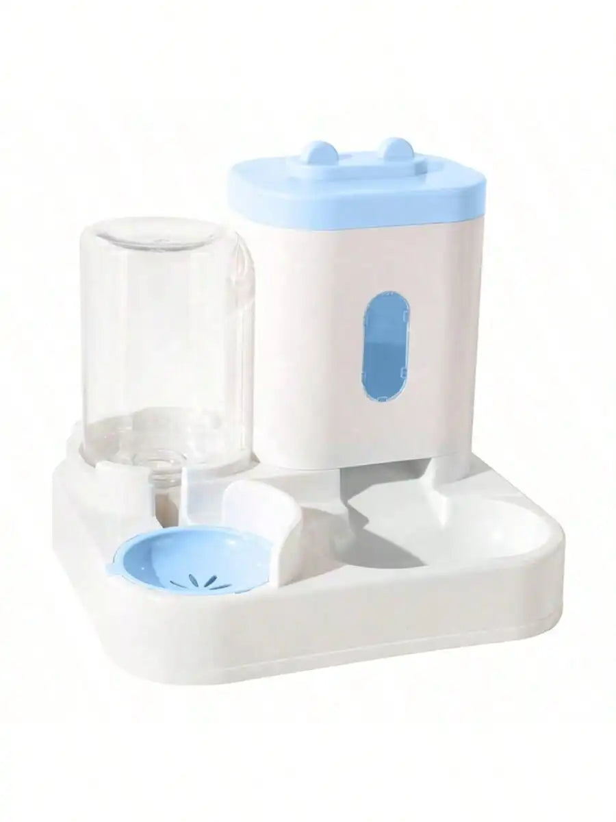 1-Pack Automatic Gravity-Fed Cat Water Dispenser & Feeder - Spill-Proof Large Capacity One-Piece Design, Quick Pick Grocers