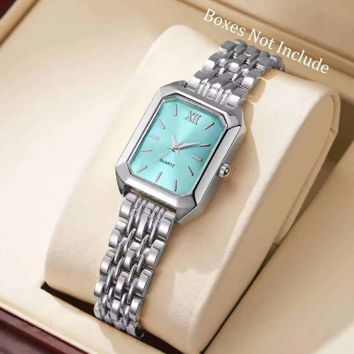 Fashion Rectangle Women Quartz Watch Luxury Analog Wristwatches Reloj Mujer Girls Clock Gift(Without Box) Quick Pick Grocers