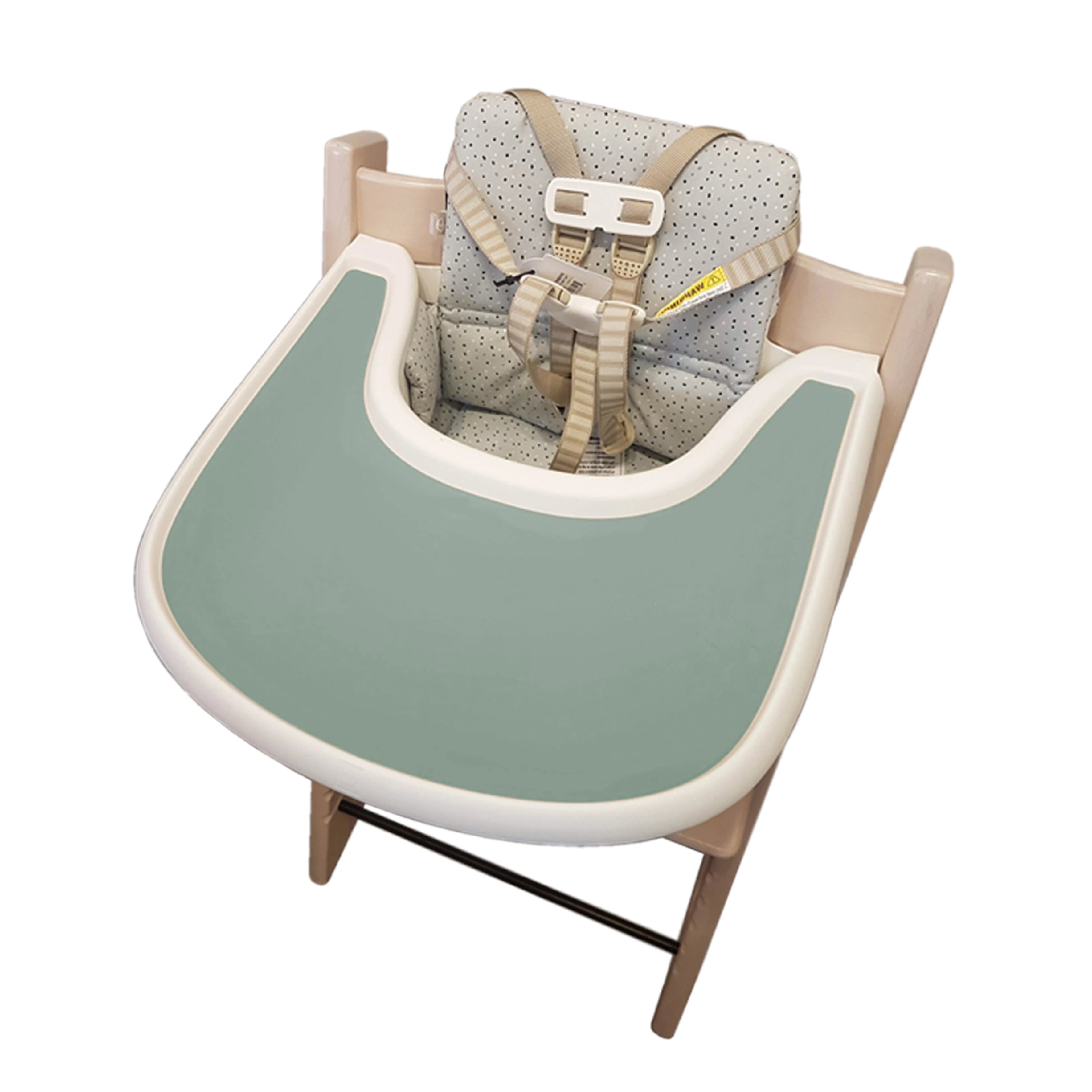 1pcs-Easy To Clean Trip Trap Placemat Silicone Baby Dining Feeding Mat Highchair Flat Tray Placemat For Baby Purest Peak