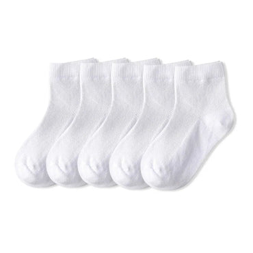 5 Pairs/Lot Children Socks Boy Girl Cotton Fashion Breathable Mesh Socks Spring Summer High Quality 1-12Years Kids Birthday Gift Quick Pick Grocers