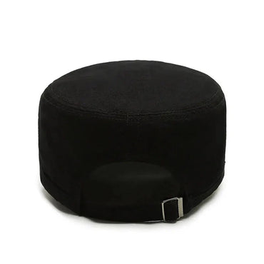 Hat Men's Flat Military Hat Is Simple And Versatile, Middle-Aged Hat Spring And Autumn Duck Tongue Casual Fashion New Style Quick Pick Grocers