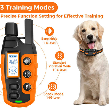 3300Ft Electric Dog Training Collar Remote Control Waterproof Pet BehaviorFor 5-120lbs Puppy With Shock Vibration Quick Pick Grocers