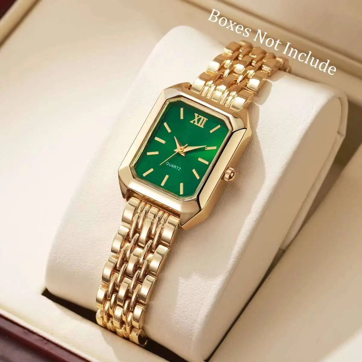 Fashion Rectangle Women Quartz Watch Luxury Analog Wristwatches Reloj Mujer Girls Clock Gift(Without Box) Quick Pick Grocers
