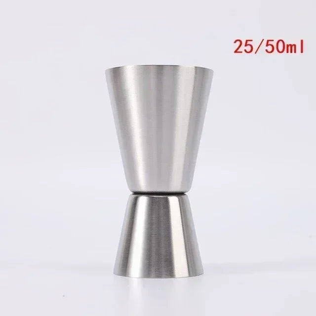Double Side Measuring Cup Cocktail Drink Wine Shaker Stainless Mojito Bar Accessories kitchen gadget Bar Tools cocktail shaker Quick Pick Grocers
