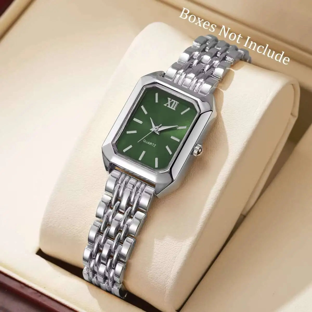 Fashion Rectangle Women Quartz Watch Luxury Analog Wristwatches Reloj Mujer Girls Clock Gift(Without Box) Quick Pick Grocers