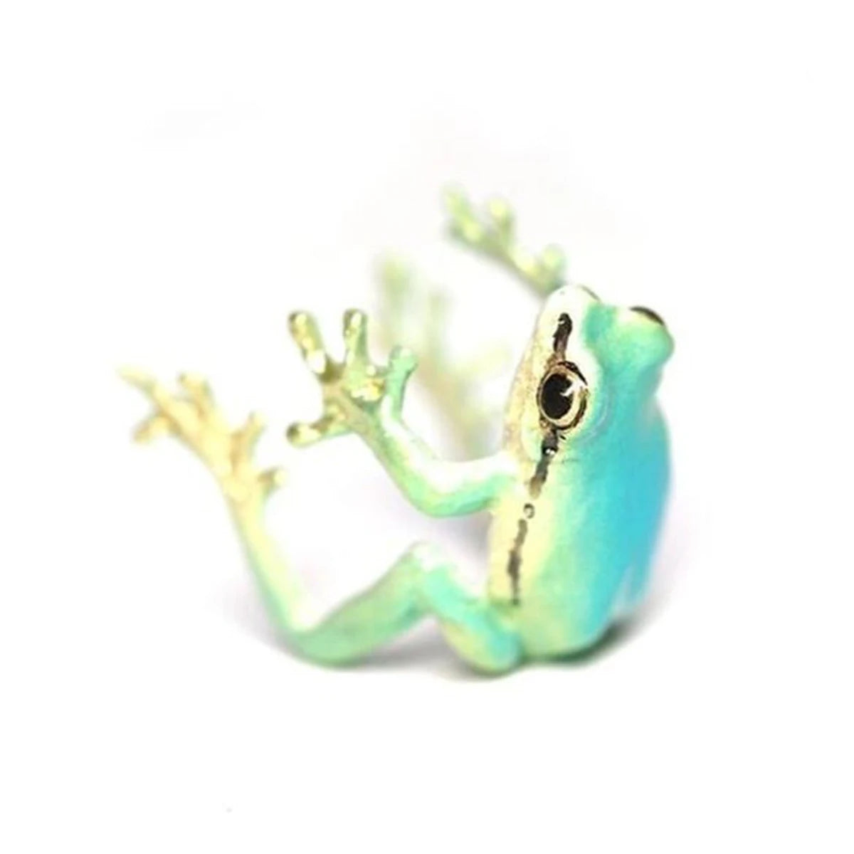 Exquisite Green Enamel Frog Open Ring For Women Cute Animal Lovely Party Adjustable Finger Jewelry Men Accessories Gifts N856 Quick Pick Grocers