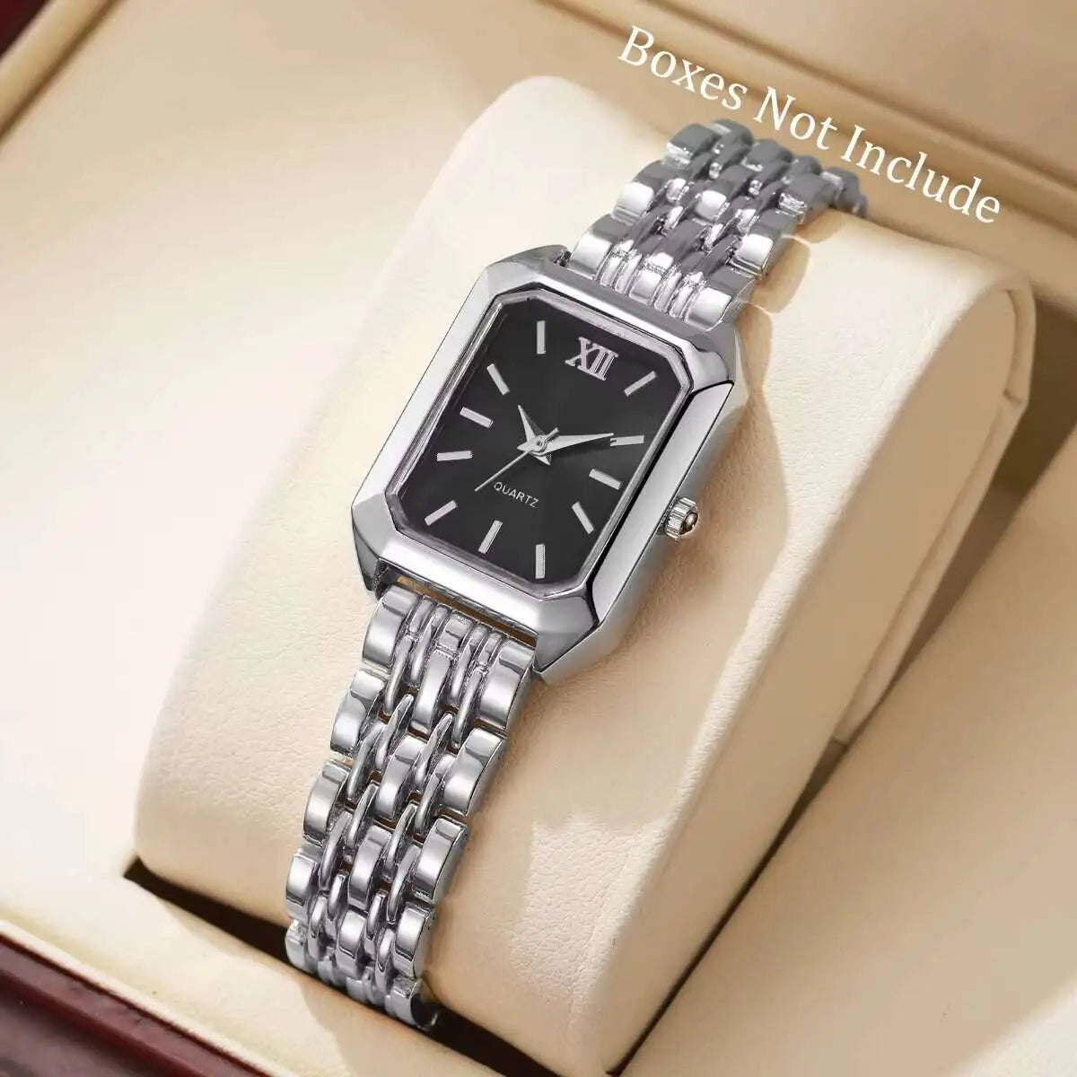 Fashion Rectangle Women Quartz Watch Luxury Analog Wristwatches Reloj Mujer Girls Clock Gift(Without Box) Quick Pick Grocers