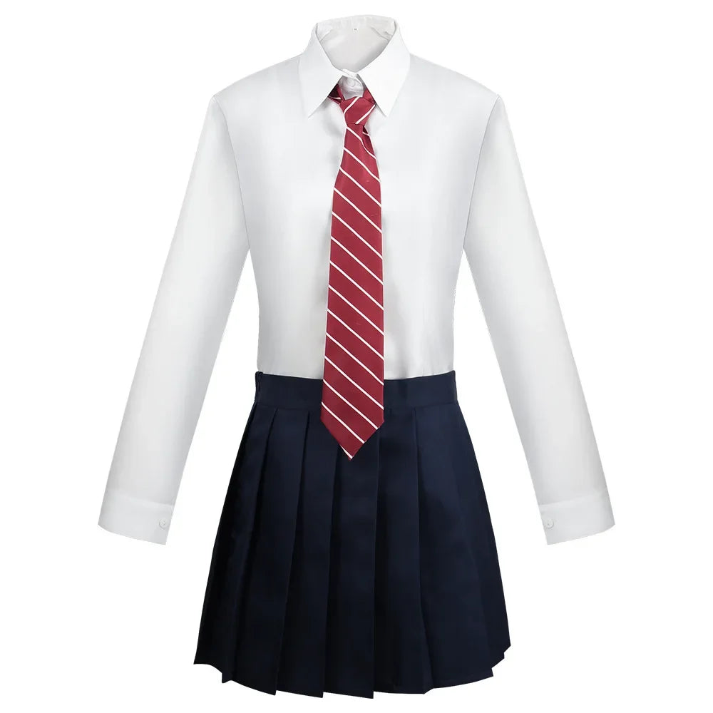 Movie Matilda Cosplay Costume School Uniform Coat Skirt Tie Roald Dahls Matilda the Musical Costume Suit Kids For Girls Women Quick Pick Grocers