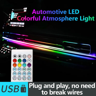 Universal 18-in-1 RGB Car Ambient Light – Interior Neon Strip Kit Econic Blanks