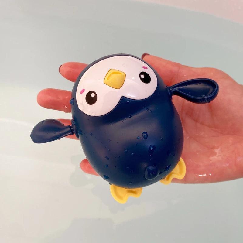 Baby Bath Toys Bathing Cute Swimming Turtle Whale Pool Beach Classic Chain Clockwork Water Toy For Kids Water Playing Toys Quick Pick Grocers