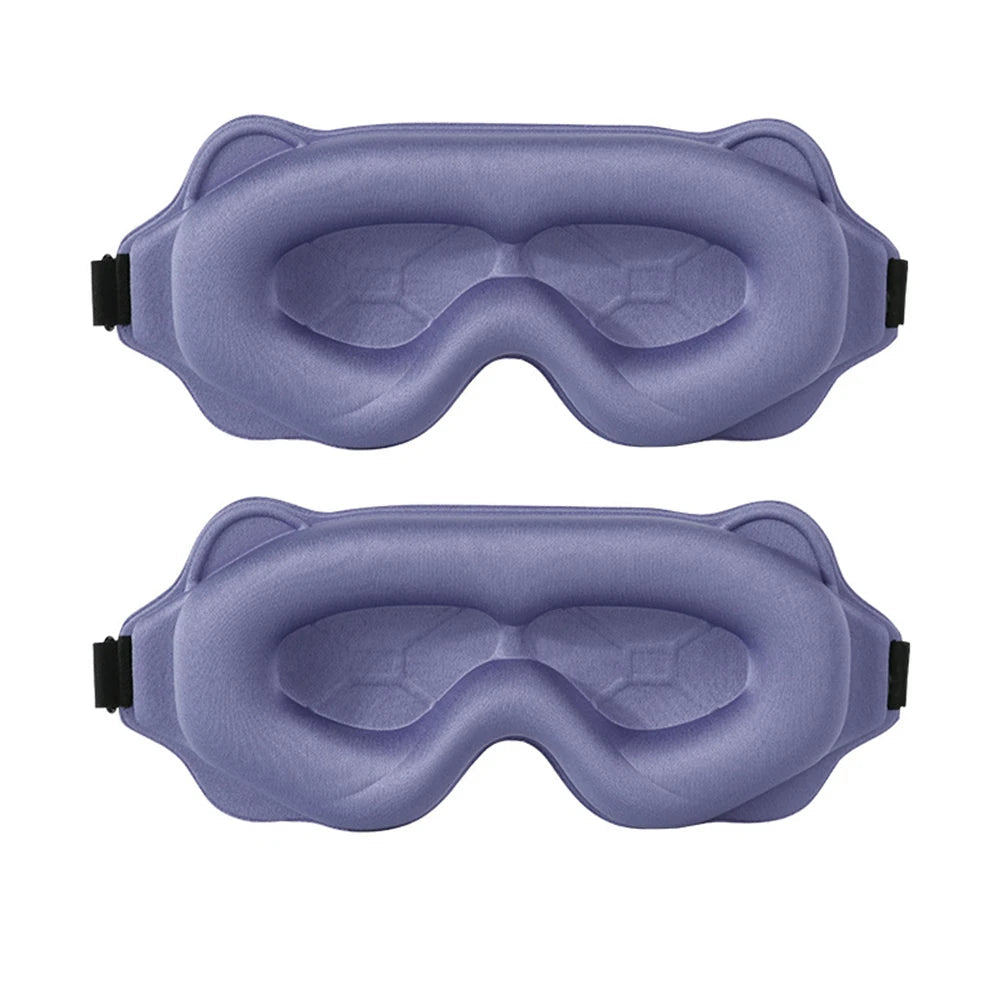 3D Sleeping Mask Block Out Light Sleep Mask For Eyes Soft Sleeping Aid Eye Mask for Travel Eyeshade Night Breathable Slaapmasker Quick Pick Grocers