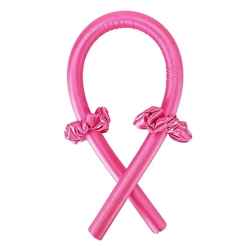 Heatless Curling Rod Headband No Heat Silk Curls Ribbon Hair Rollers Sleeping Soft Headband Lazy Hair Curlers Hair Styling Tools Quick Pick Grocers