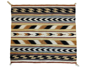 Vintage Native American Navajo Rug 29” x 32”