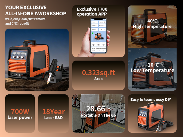 T700 Handheld Fiber Laser Welder