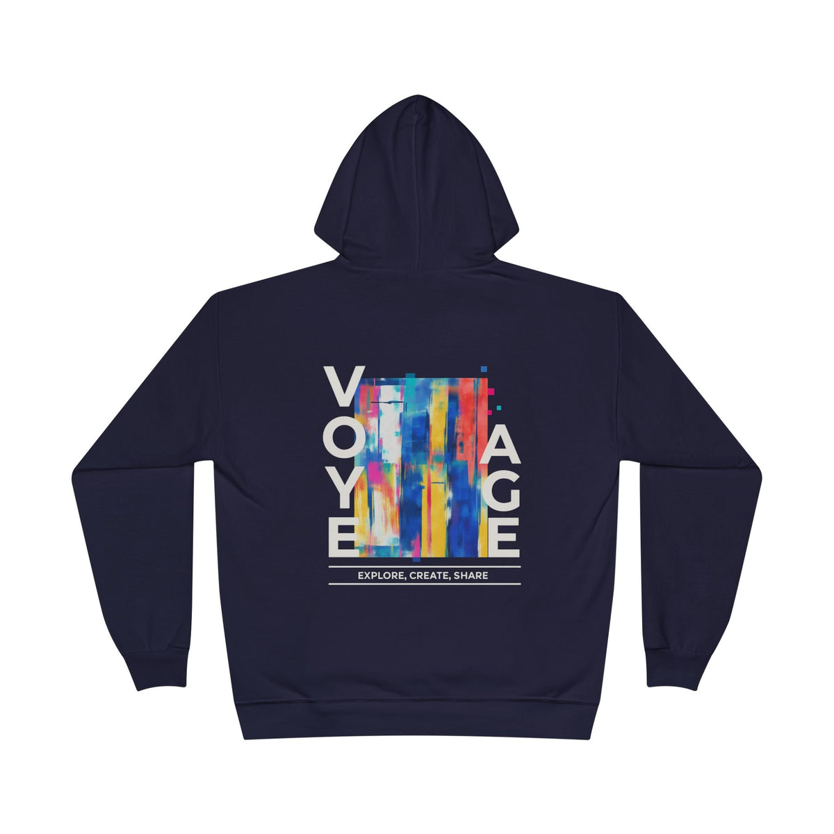 Eco-Friendly Pullover Hoodie - Modern Sustainable Design Printify