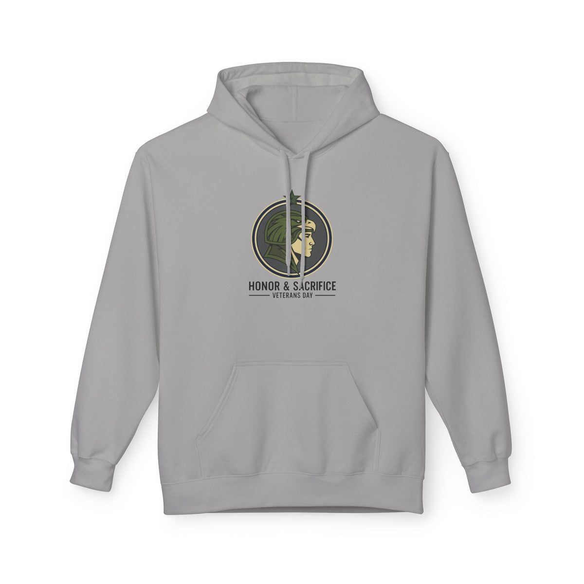 Fleece Hoodie - Honor & Sacrifice Design - Unisex Printify