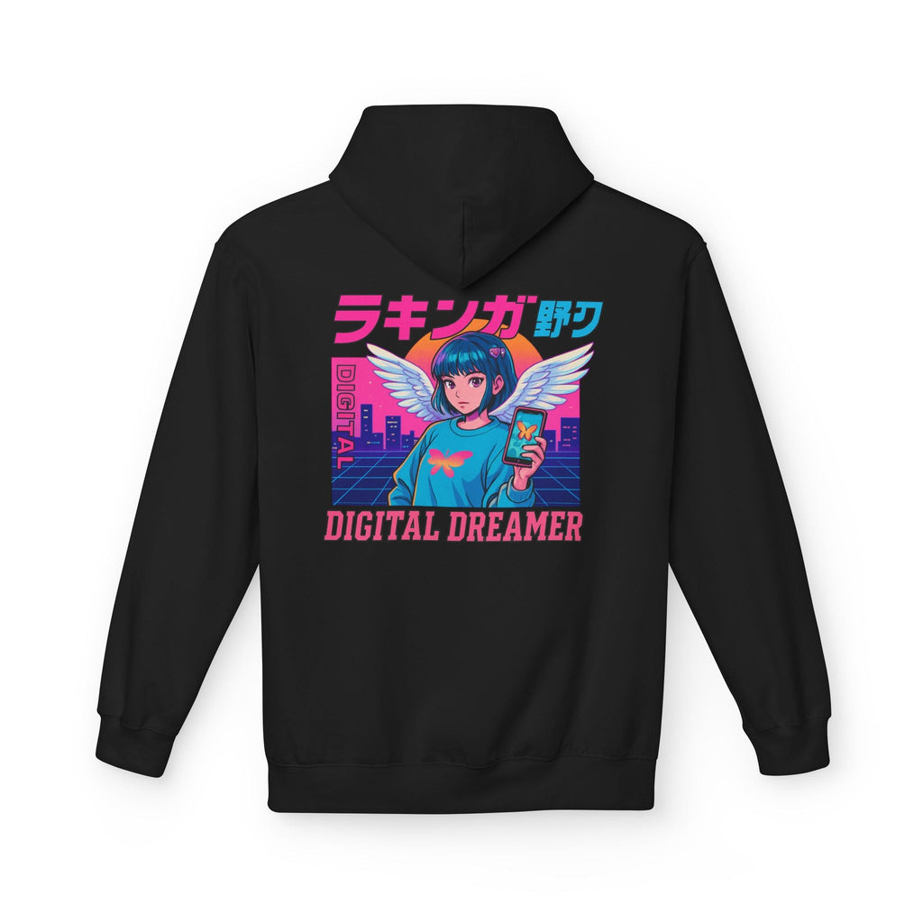 Digital Dreamer Unisex Fleece Hoodie, Cozy Graphic Sweatshirt, Anime Style Hoodie, Perfect Gift for Gamers, Casual Streetwear Printify
