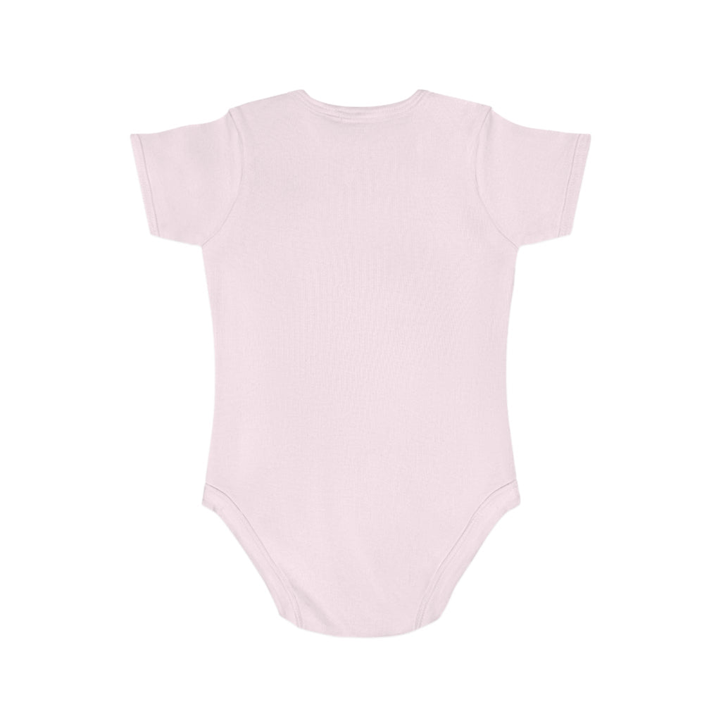 Hedgehog Short Sleeve Baby Bodysuit 'Little Sprout' Organic Cotton Gift for New Parents Printify