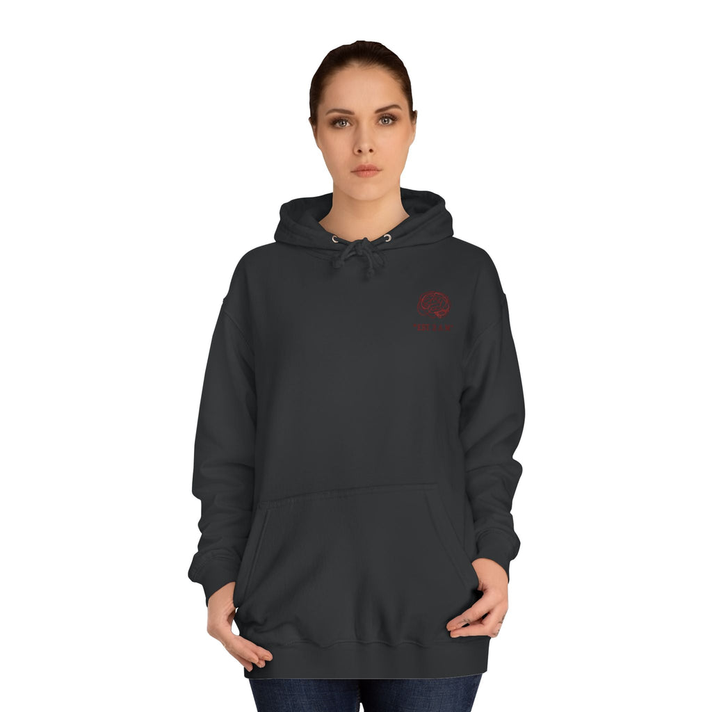Unisex Overthinking Club Hoodie | Cozy College Gear, Thoughtful Gift for Students, Casual Wear, Relaxed Style, Brainy Humor Apparel Printify