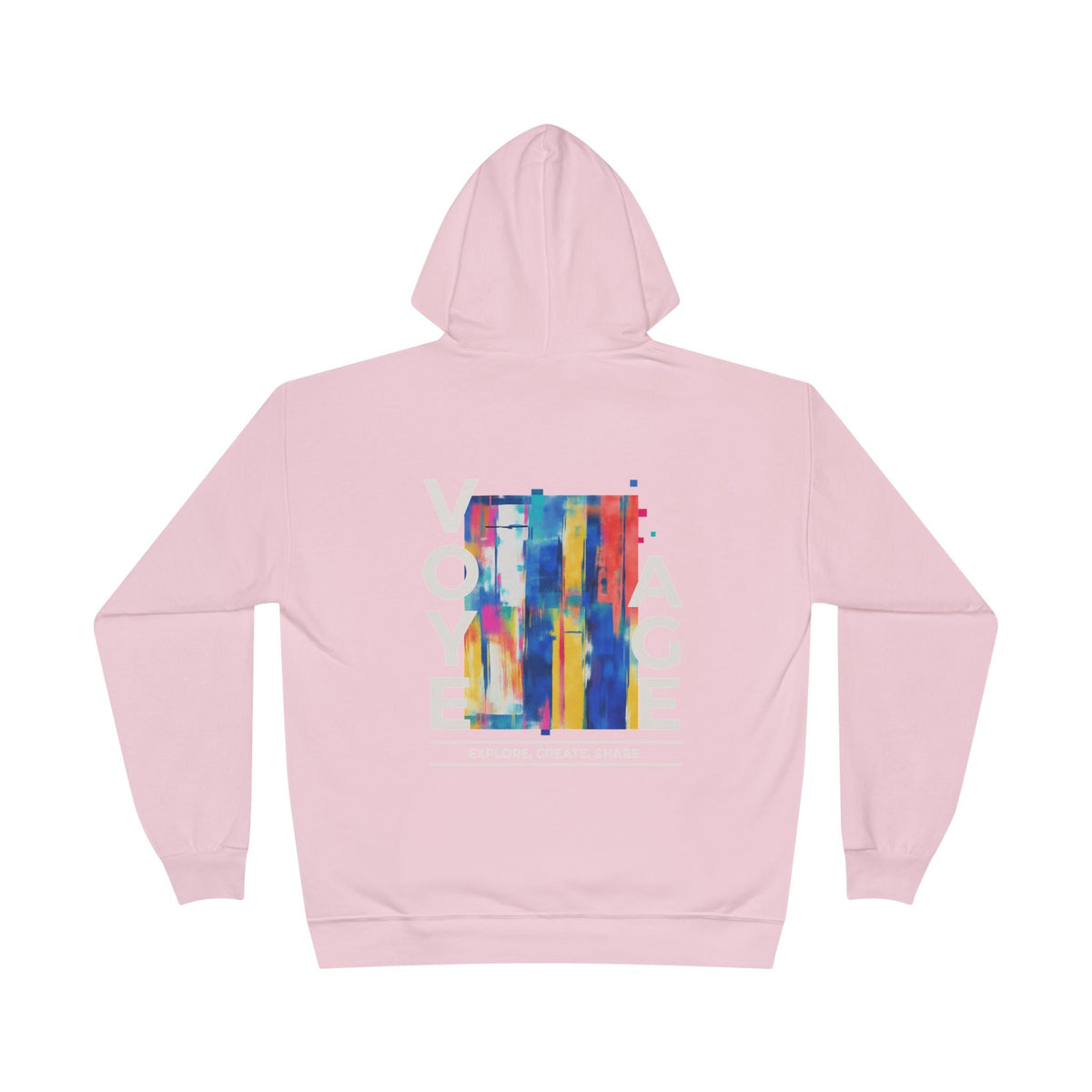 Eco-Friendly Pullover Hoodie - Modern Sustainable Design Printify
