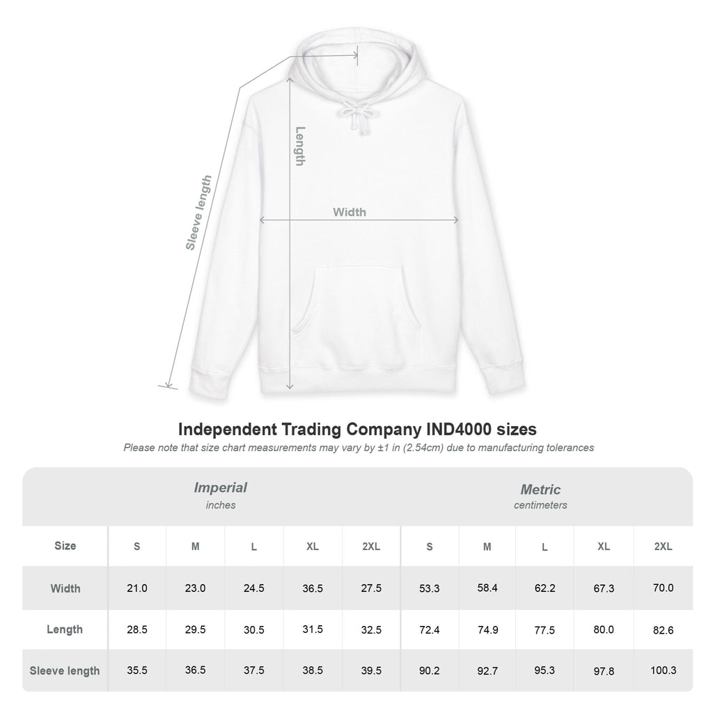 Cozy Hooded Sweatshirt for Comfort and Style Printify