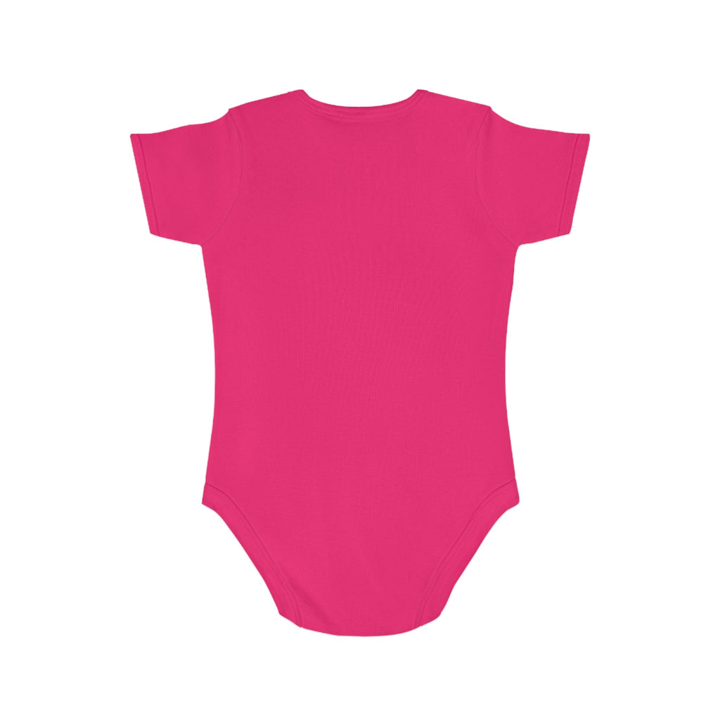 Hedgehog Short Sleeve Baby Bodysuit 'Little Sprout' Organic Cotton Gift for New Parents Printify