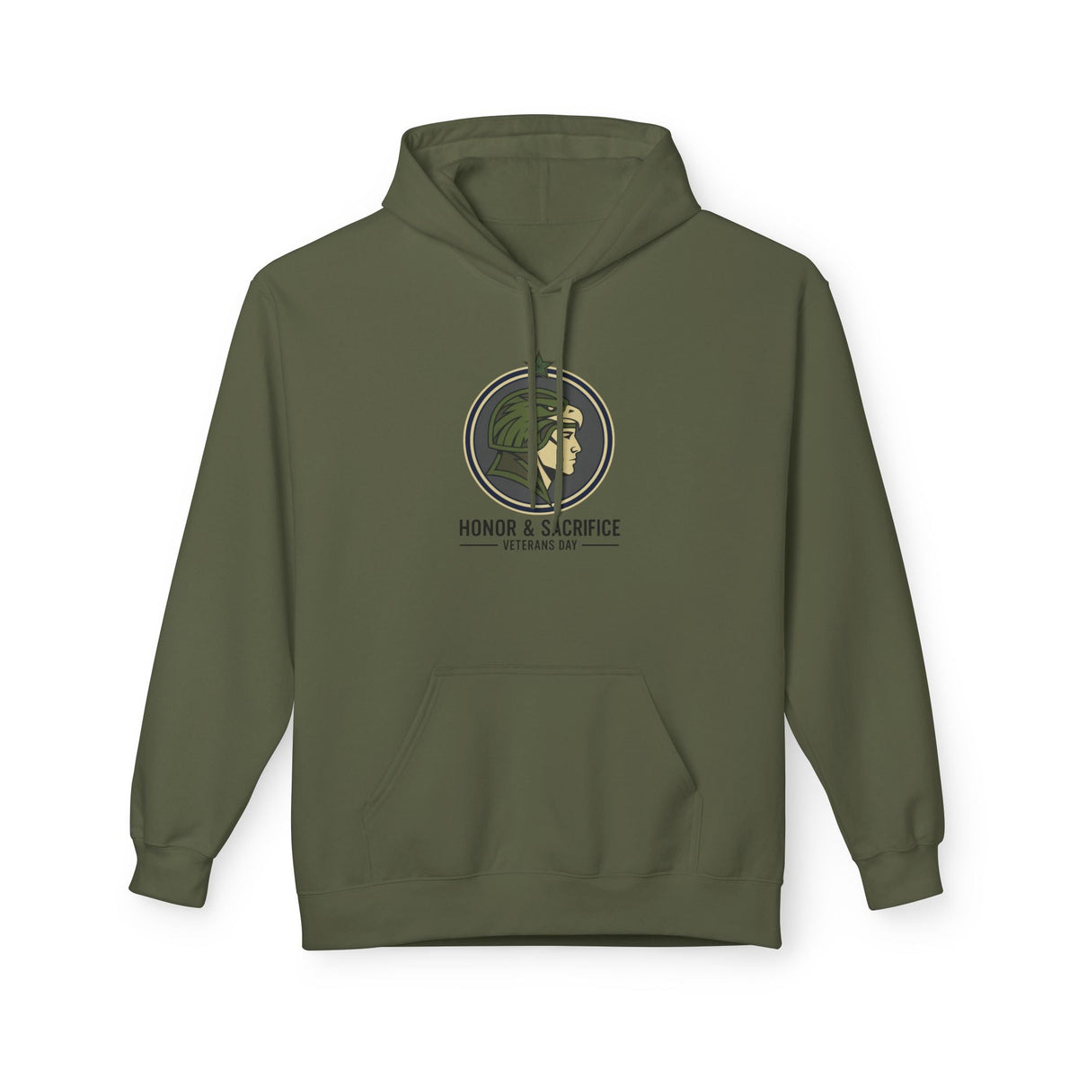 Fleece Hoodie - Honor & Sacrifice Design - Unisex Printify