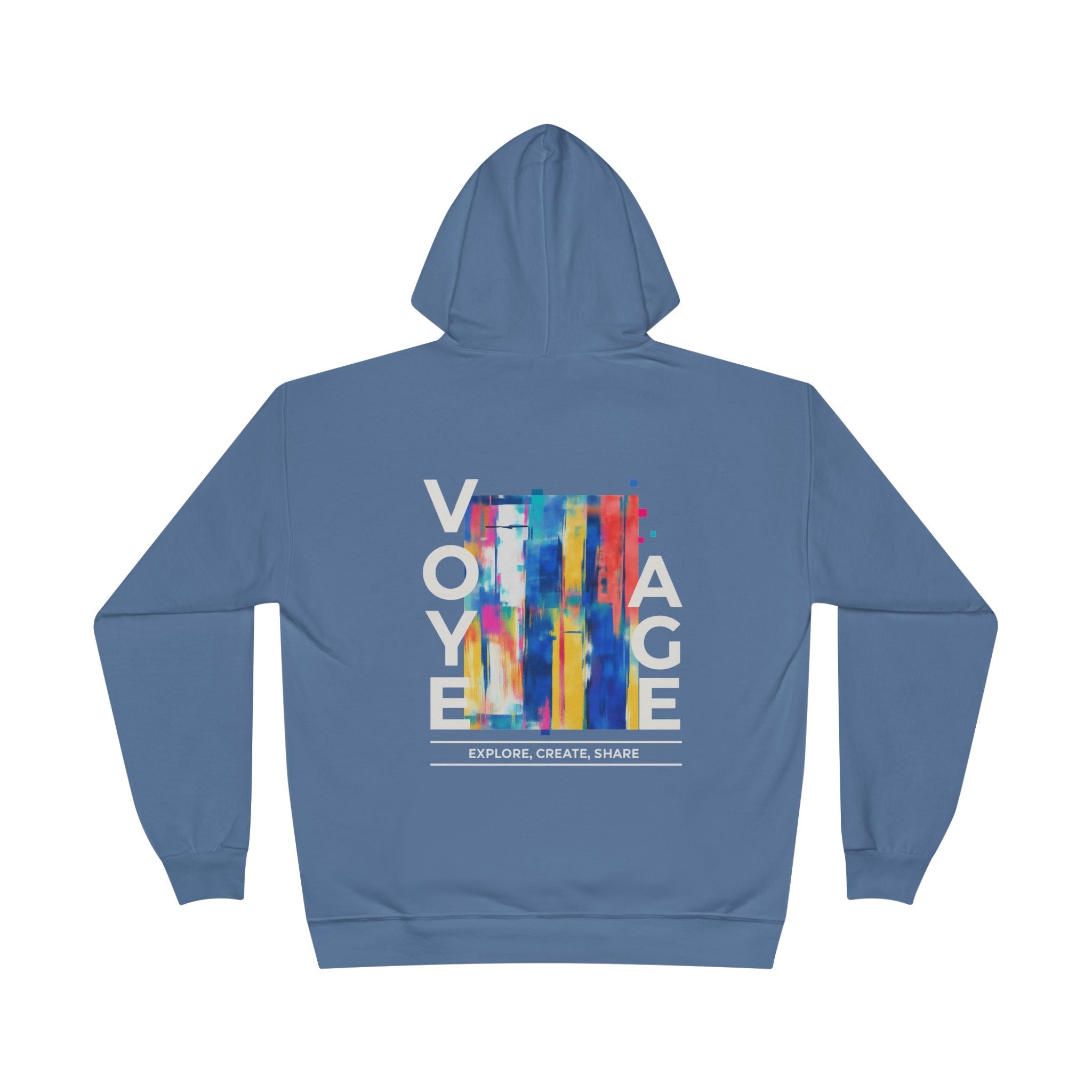 Eco-Friendly Pullover Hoodie - Modern Sustainable Design Printify