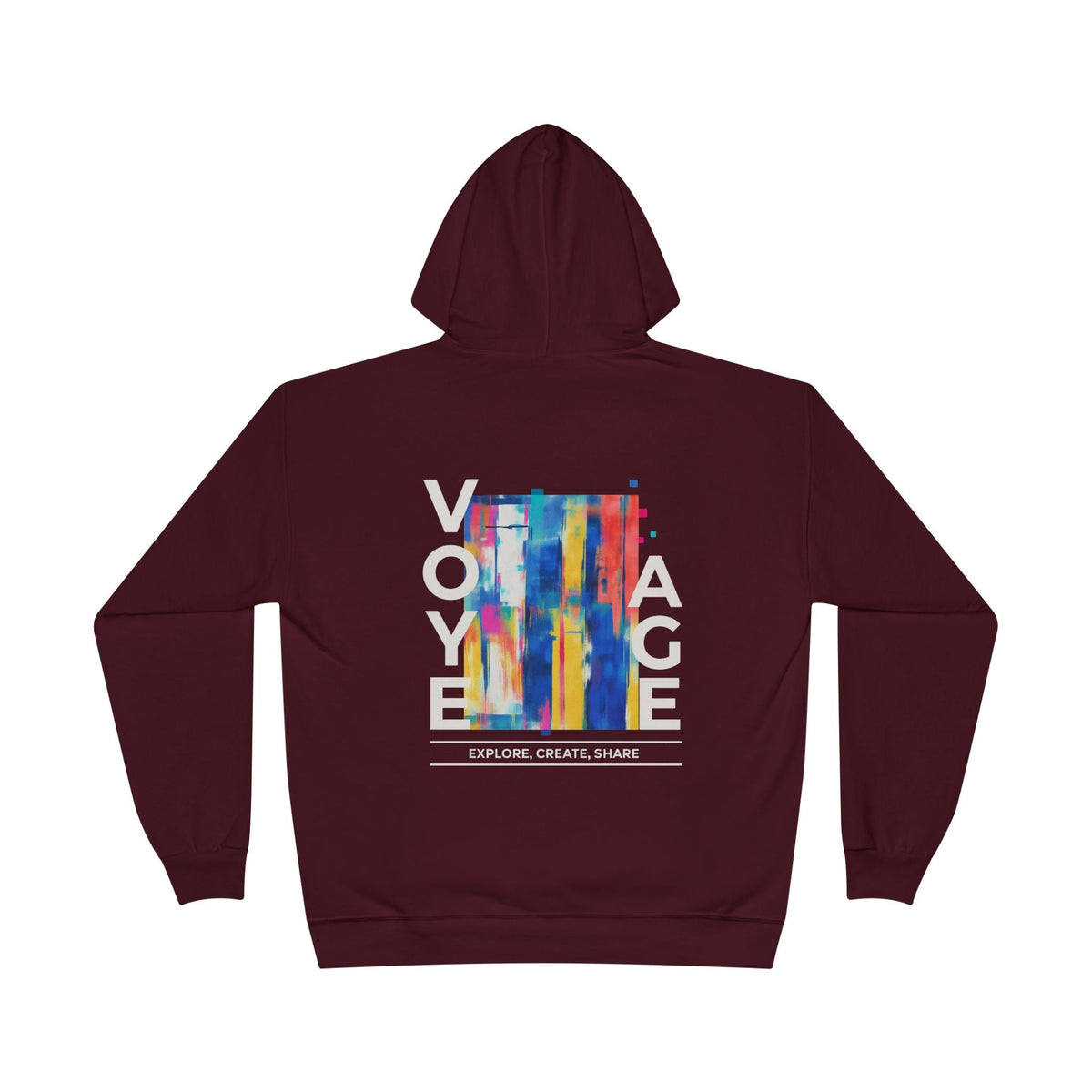 Eco-Friendly Pullover Hoodie - Modern Sustainable Design Printify