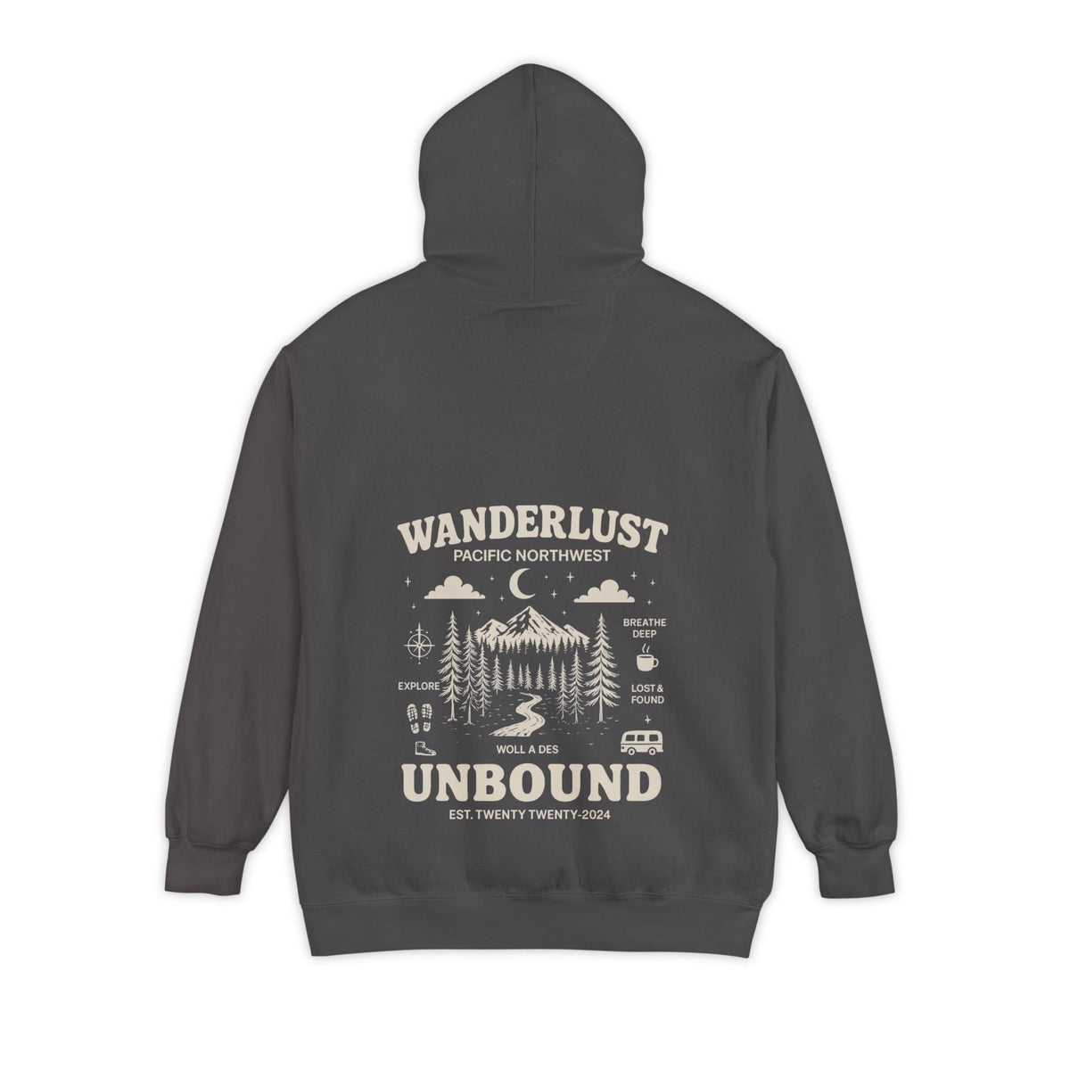 Garment-Dyed Hoodie Printify