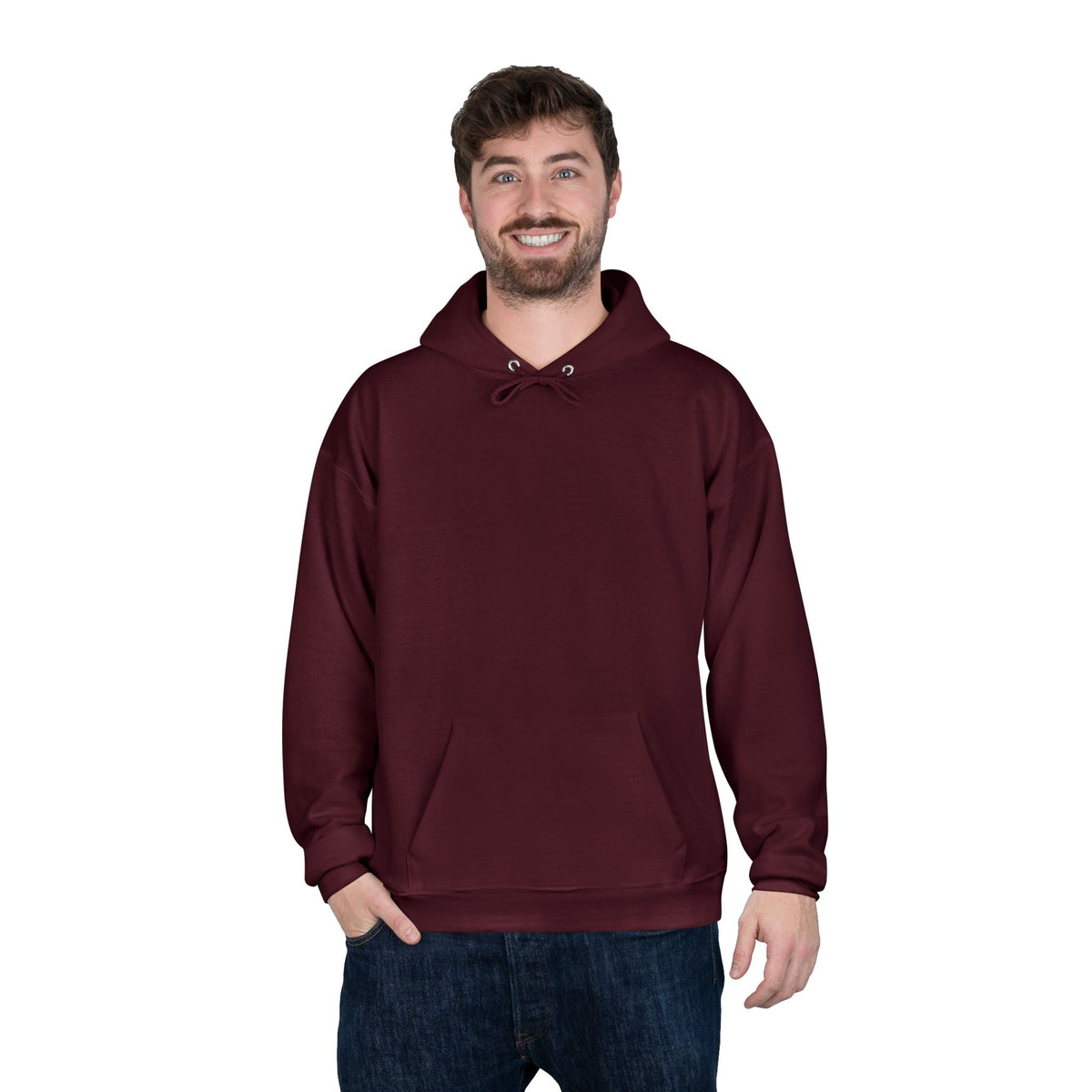 Eco-Friendly Pullover Hoodie - Modern Sustainable Design Printify