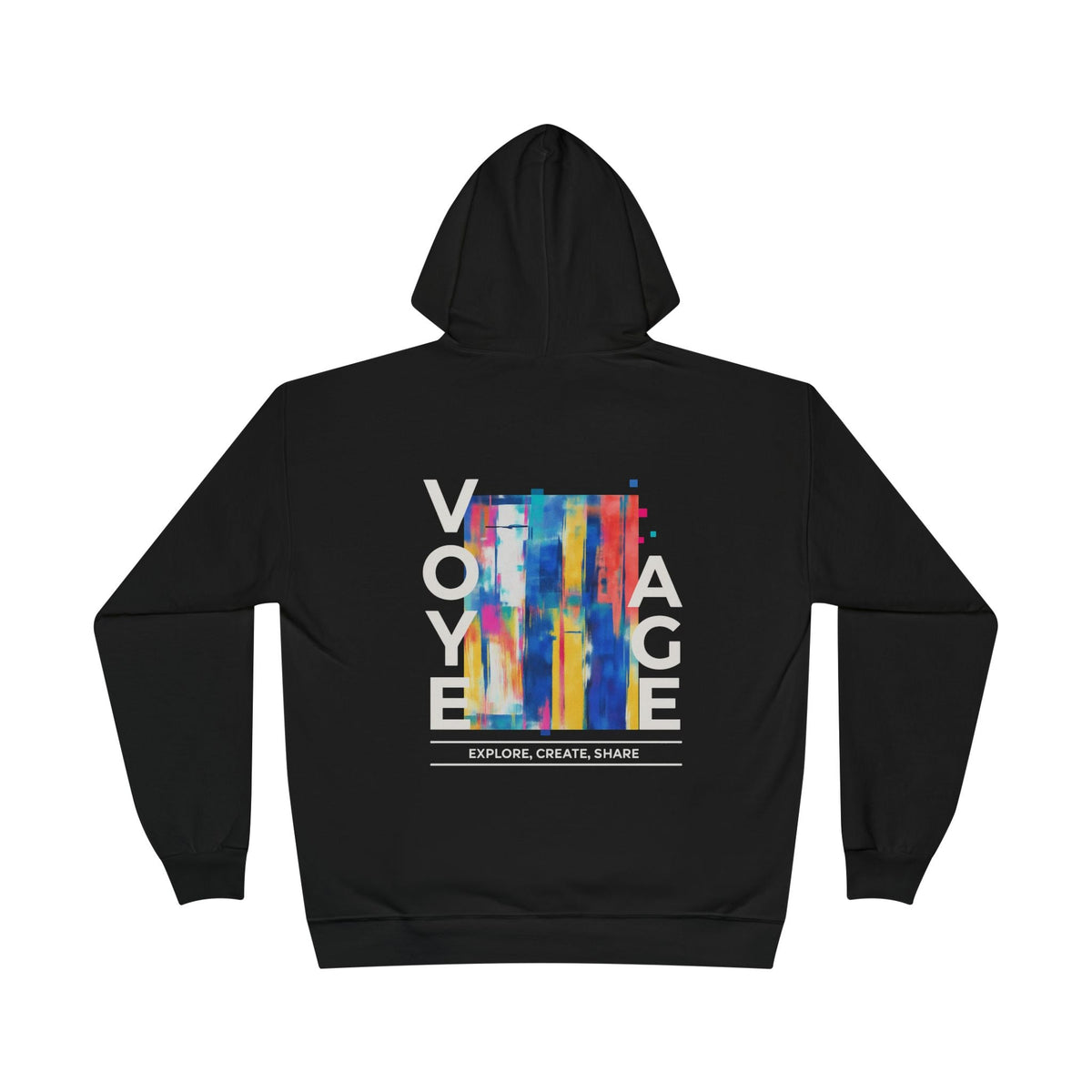 Eco-Friendly Pullover Hoodie - Modern Sustainable Design Printify