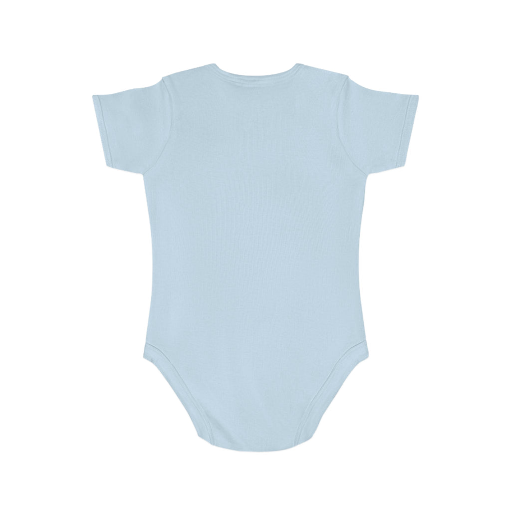 Hedgehog Short Sleeve Baby Bodysuit 'Little Sprout' Organic Cotton Gift for New Parents Printify