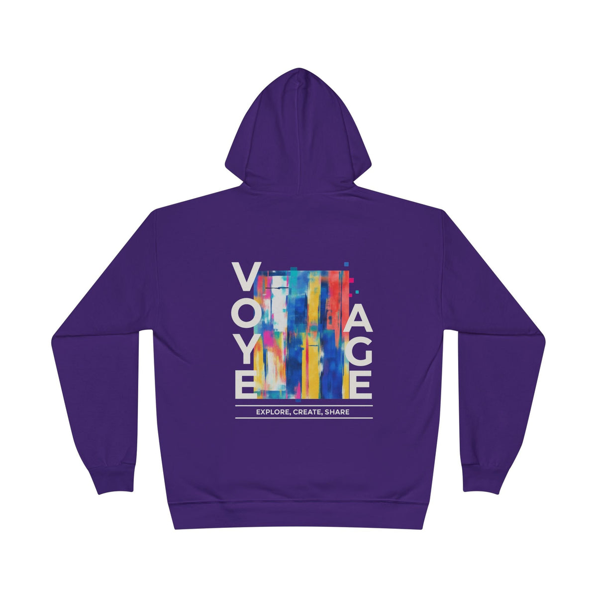 Eco-Friendly Pullover Hoodie - Modern Sustainable Design Printify