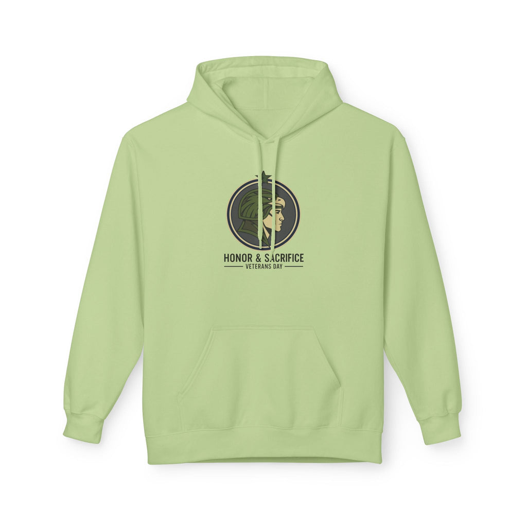 Fleece Hoodie - Honor & Sacrifice Design - Unisex Printify