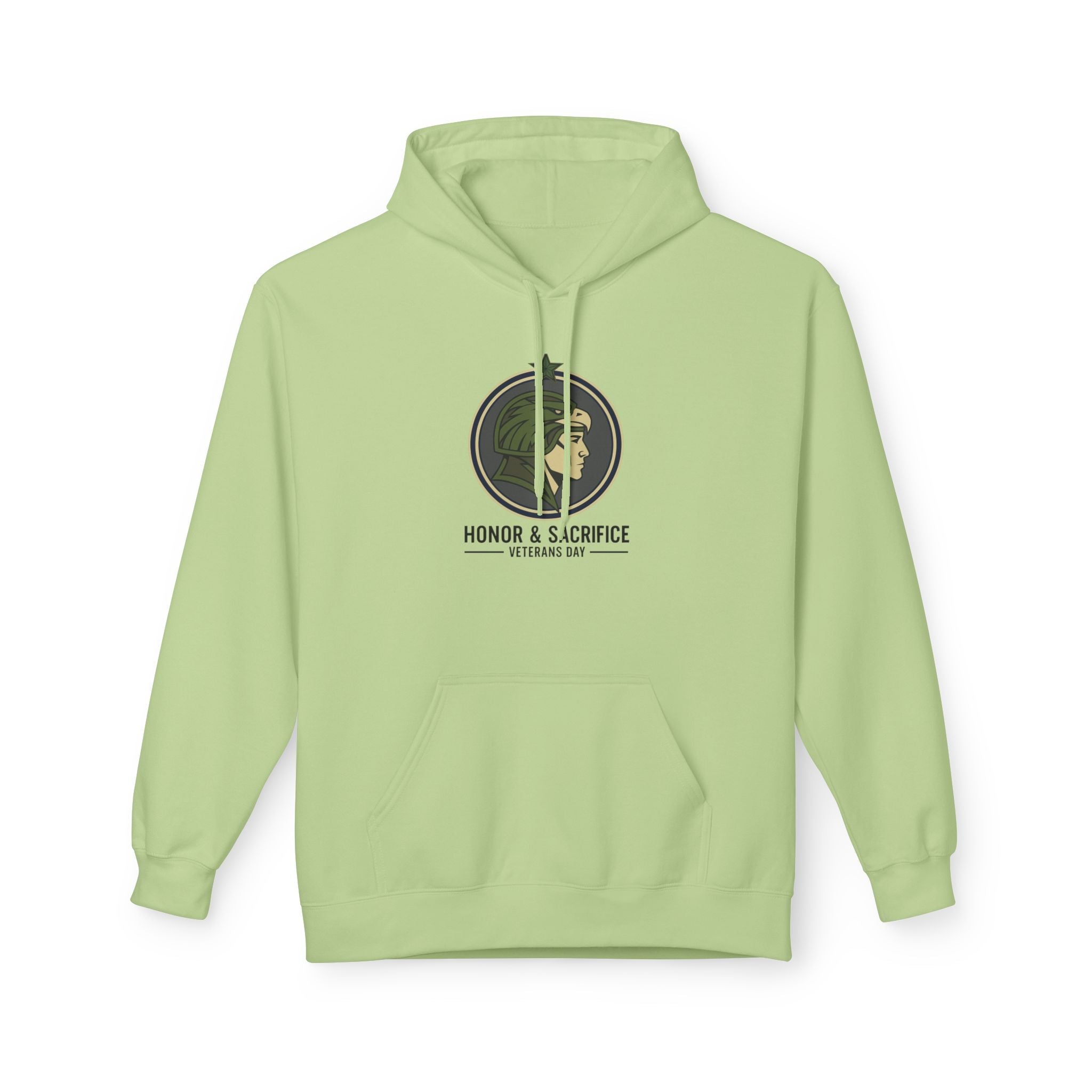 Fleece Hoodie - Honor & Sacrifice Design - Unisex Printify