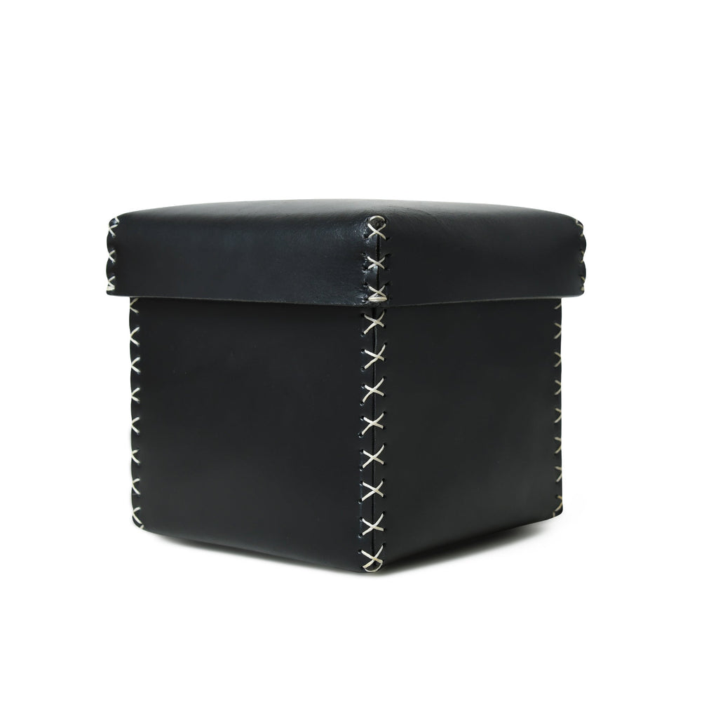 Multi Utility Leather Storage Box