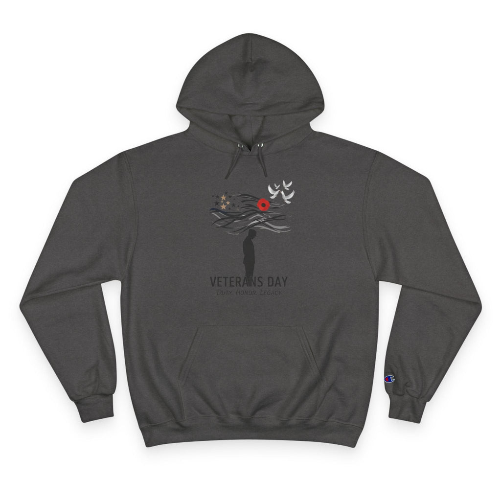Veterans Day Champion Hoodie, Cozy Hoodie, Gift for Veterans, Memorial Day Apparel, Support Our Troops Printify