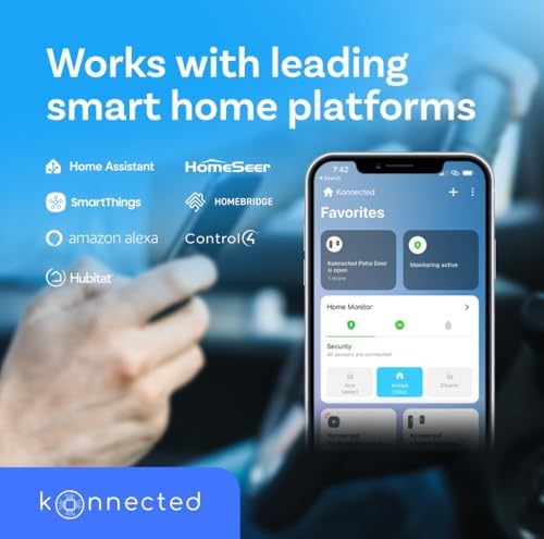 12-Zone Wired Smart Alarm Panel - Konnected Alarm Panel Pro Conversion Kit - Make Wired Alarm System Smart - SmartThings, Alexa - No Batteries or Monthly Subscription - Wi-Fi &amp; Ethernet Connection Quick Pick Grocers