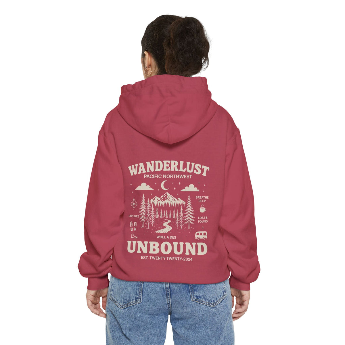 Garment-Dyed Hoodie Printify