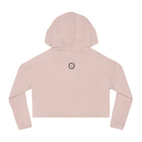 Cropped Hoodie Sweatshirt for Women with Cropped Design and Ribbed Cuffs Printify