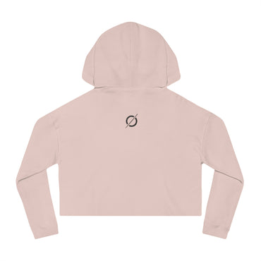 Cropped Hoodie Sweatshirt for Women with Cropped Design and Ribbed Cuffs Printify
