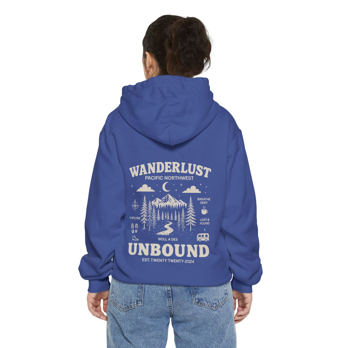 Garment-Dyed Hoodie Printify