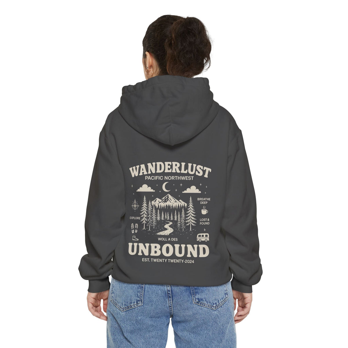 Garment-Dyed Hoodie Printify