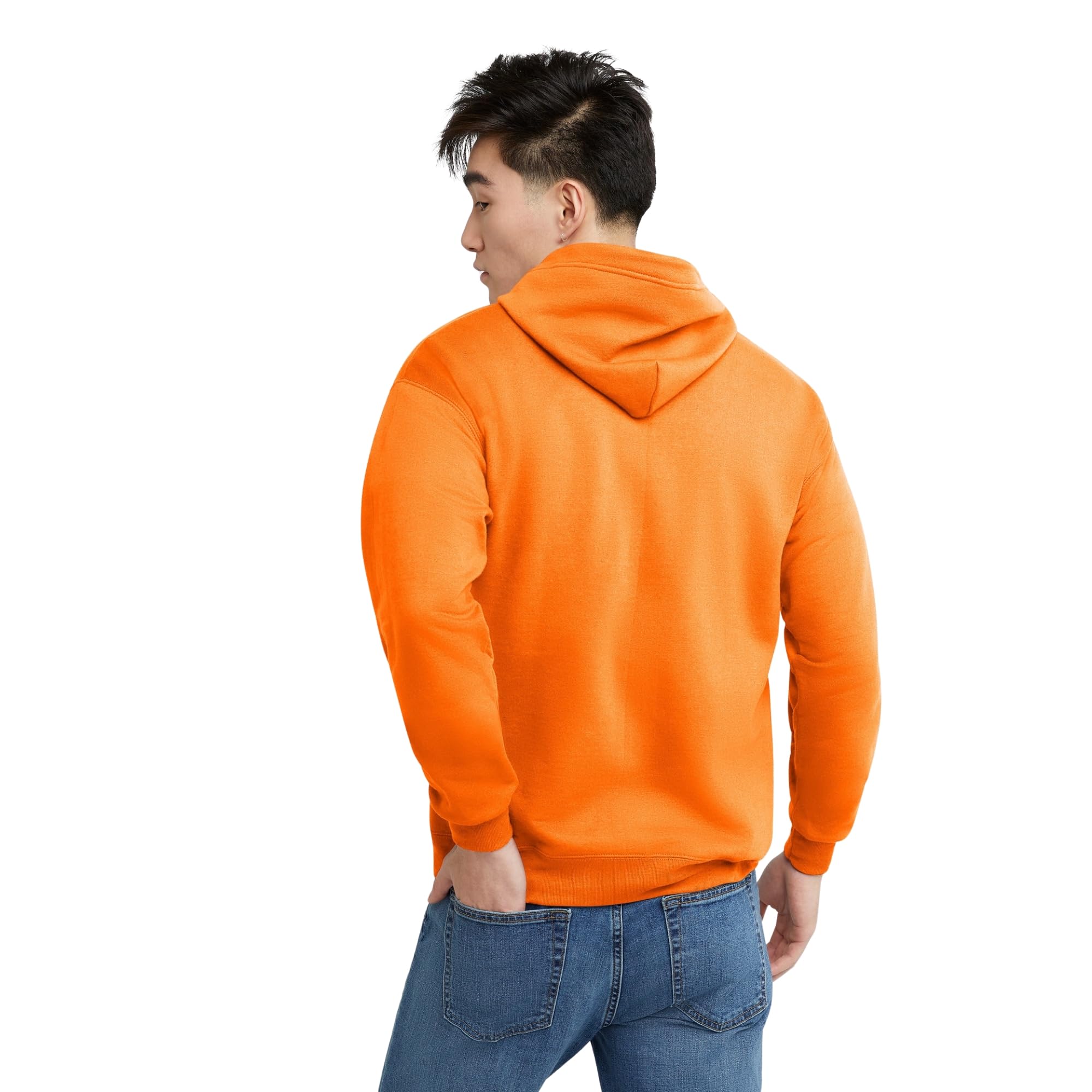 Hanes Men's Full-Zip Eco-Smart Hoodie, Light Blue, XX-Large Econic Blanks