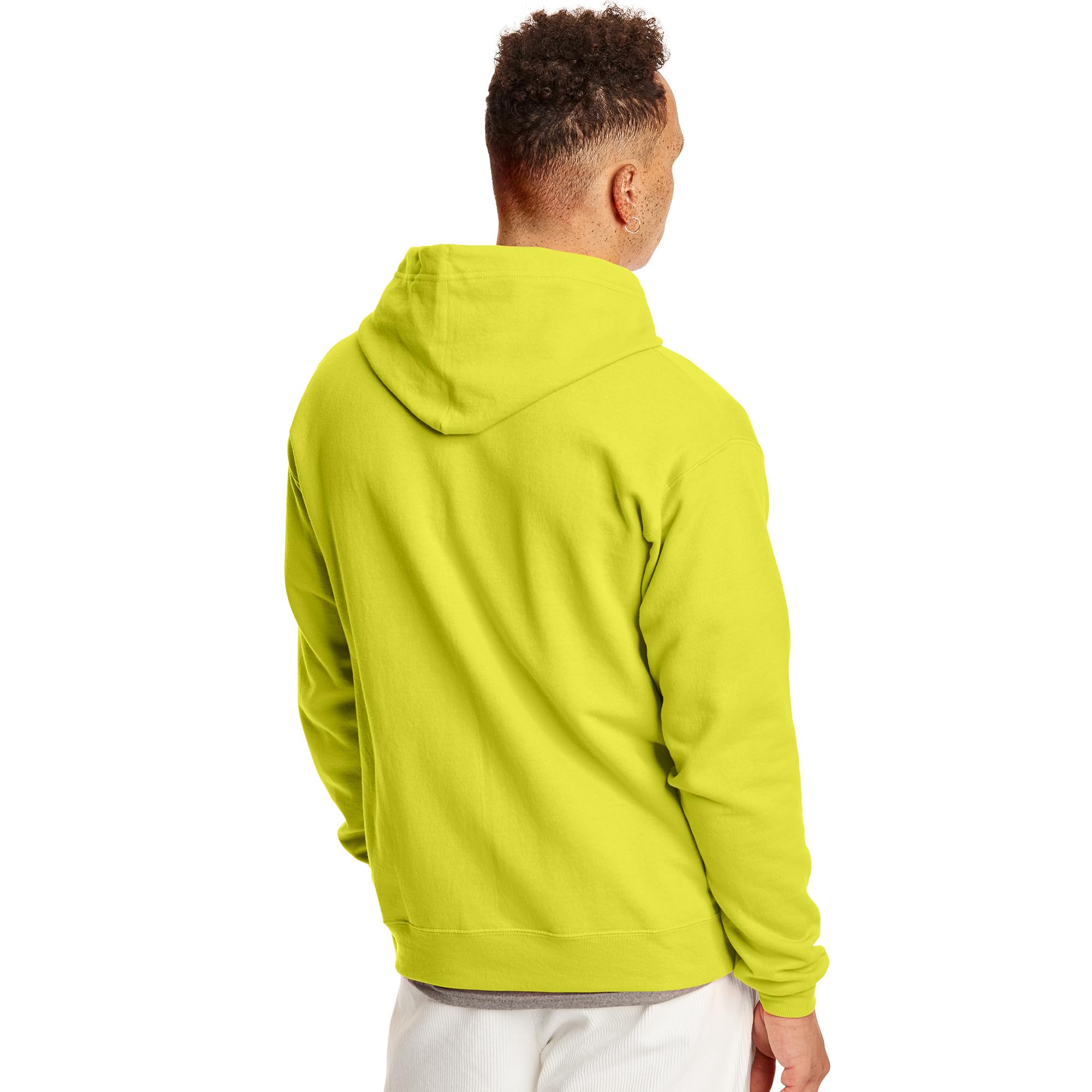 Hanes Men's Full-Zip Eco-Smart Hoodie, Light Blue, XX-Large Econic Blanks