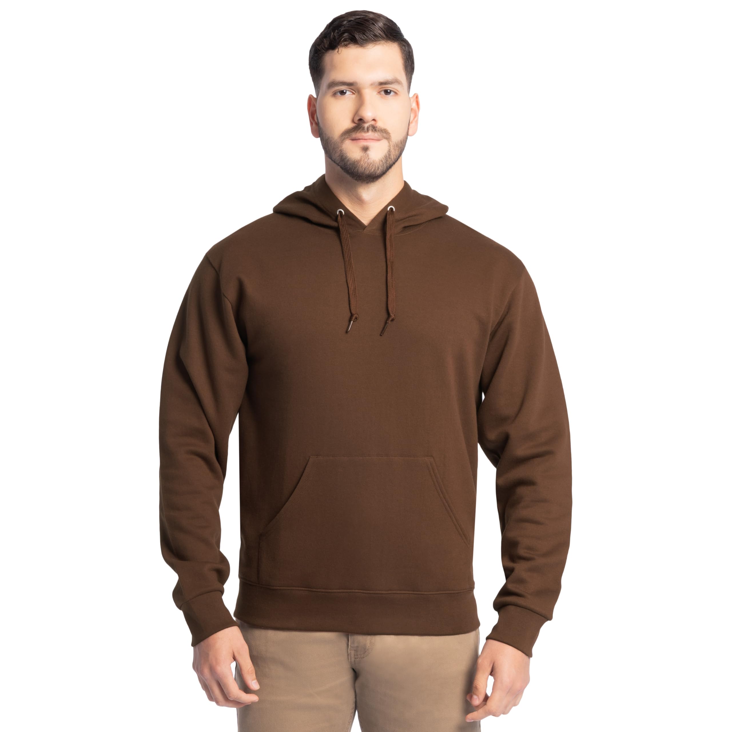 Fruit of the Loom mens Eversoft Fleece Sweatshirts & Hoodies Shirt, Pullover - Black, Large US Econic Blanks