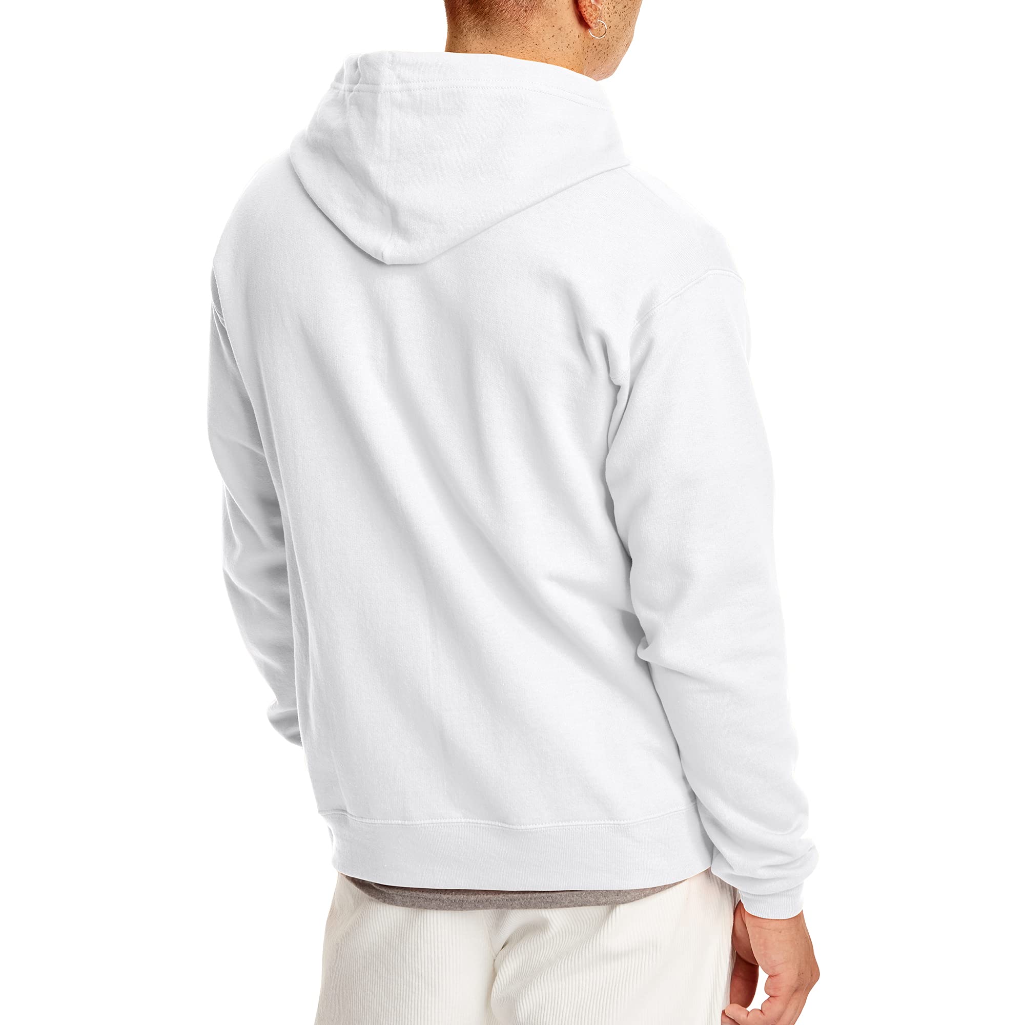 Hanes Men's Full-Zip Eco-Smart Hoodie, Light Blue, XX-Large Econic Blanks