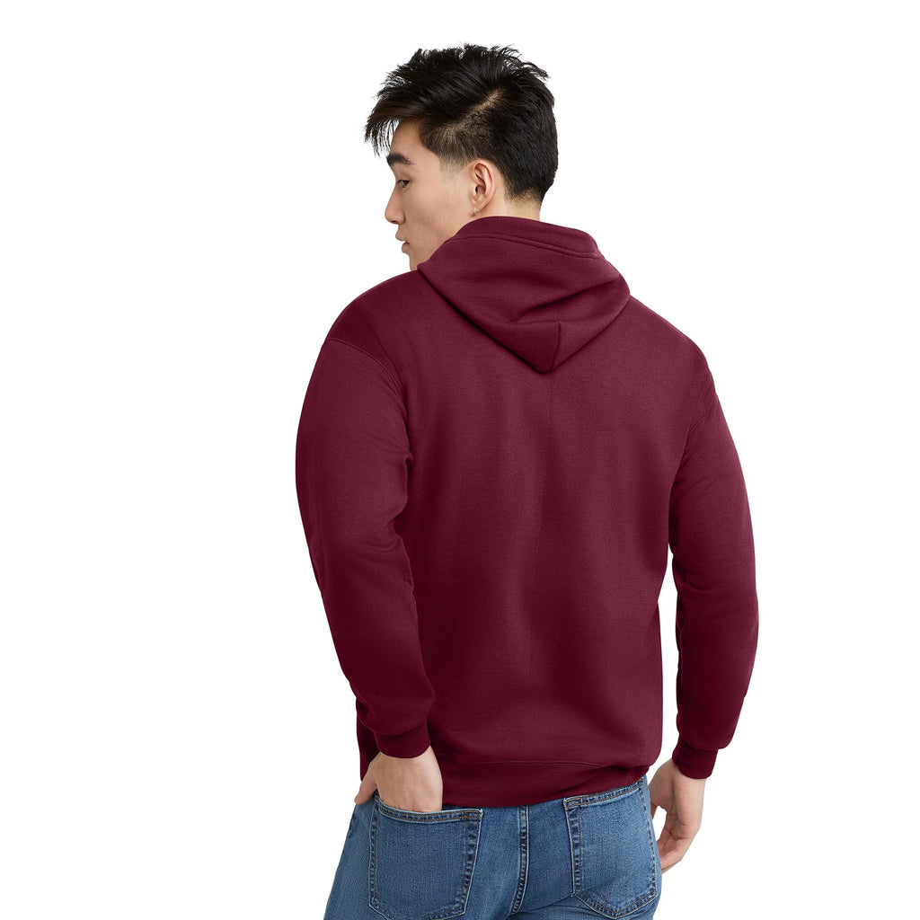 Hanes Men's Full-Zip Eco-Smart Hoodie, Light Blue, XX-Large Econic Blanks